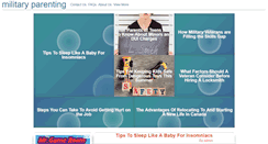 Desktop Screenshot of militaryparenting.org